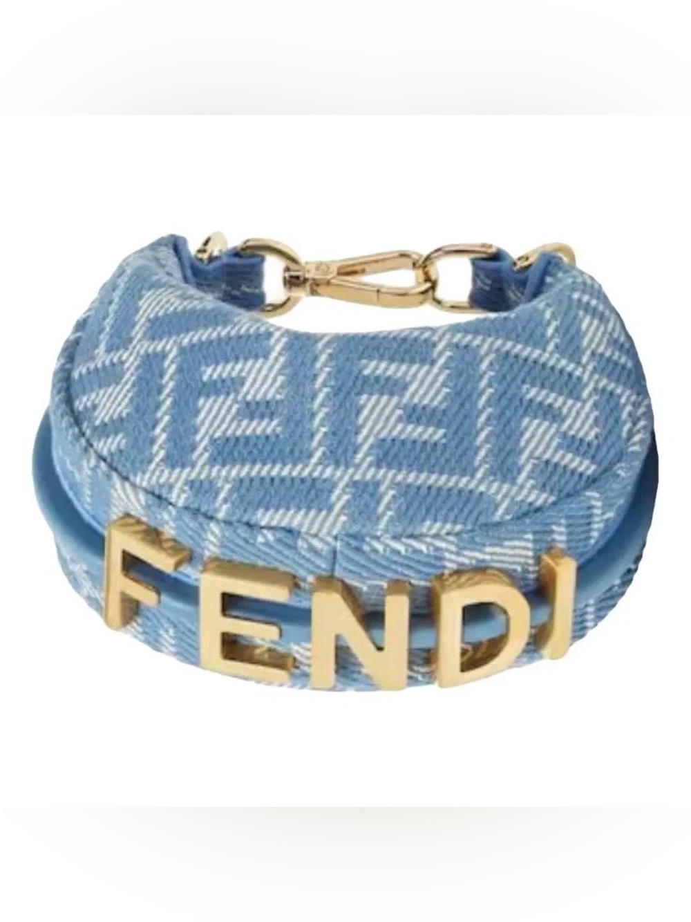 FENDI denim nano Fendigraphy bag. Brand new!